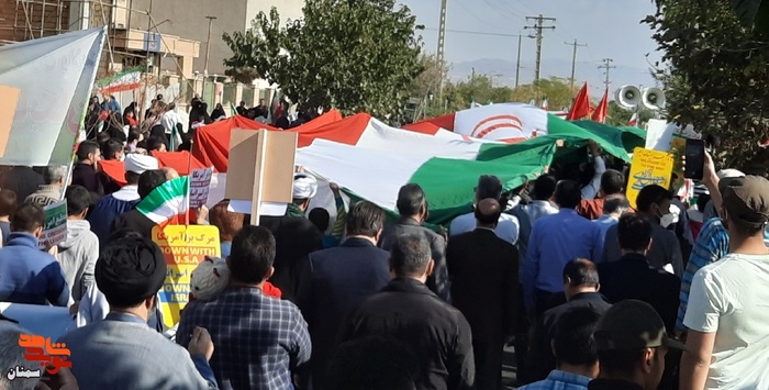راهپیمایی یوم الله ۱۳ آبان - ۱۳ آبان ۱۴۰۱ شهرستان سمنان