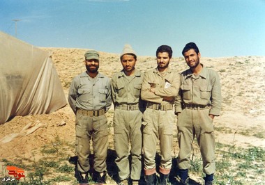 از چپ: سید حسن طبائی - مصطفی احمدی - مجید احمدی - مجتبی احمدی