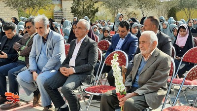 مراسم زنگ شهید به مناسبت روز بزرگداشت شهدا- بیست و دوم اسفندماه ۱۴۰۳ مدرسه دخترانه شاهد فاطمه‌زهرا(س) شهرستان سمنان