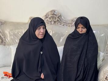 حضور در منزل شهید محمدرضا ربیعی شهپر