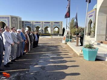 تجدید میثاق مسئولان با آرمان‌های والای شهدا- سوم شهریور ۱۴۰۴ گلزار شهدای فردوس‌رضای شهرستان دامغان