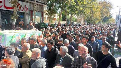 مراشم تشییع پیکر مطهر شهید مهدی مزینانیان- هجدهم مهرماه ۱۴۰۴ معراج شهدا تا گلزار شهدای باغزندان شاهرود