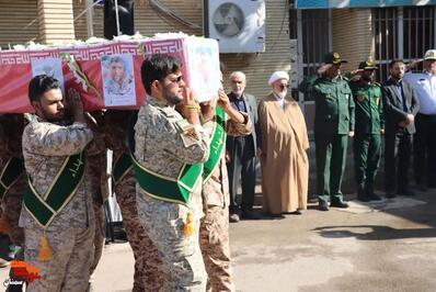 مراشم تشییع پیکر مطهر شهید مهدی مزینانیان- هجدهم مهرماه ۱۴۰۴ معراج شهدا تا گلزار شهدای باغزندان شاهرود