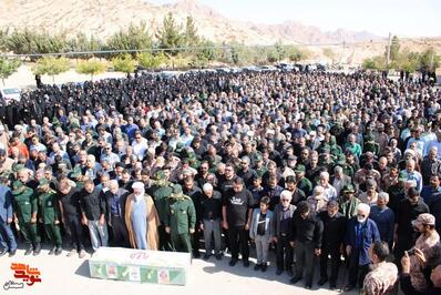 مراشم تشییع پیکر مطهر شهید مهدی مزینانیان- هجدهم مهرماه ۱۴۰۴ معراج شهدا تا گلزار شهدای باغزندان شاهرود