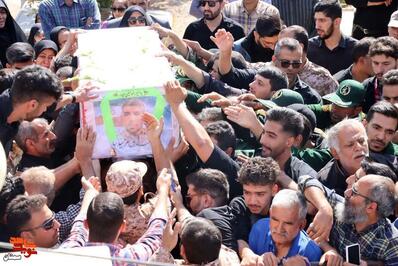 مراشم تشییع پیکر مطهر شهید مهدی مزینانیان- هجدهم مهرماه ۱۴۰۴ معراج شهدا تا گلزار شهدای باغزندان شاهرود