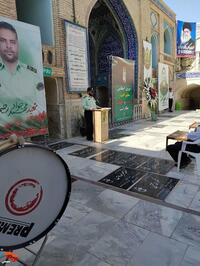 گلباران مزار شهدا به مناسبت هفته نیروی انتظامی- هفدهم مهرماه ۱۴۰۴ گلزار شهدای امامزاده اشرف(ع) شهرستان سمنان