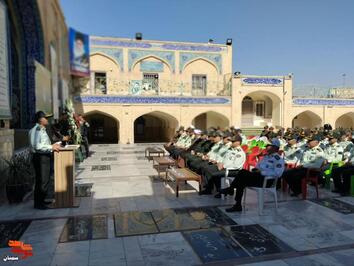 گلباران مزار شهدا به مناسبت هفته نیروی انتظامی- هفدهم مهرماه ۱۴۰۴ گلزار شهدای امامزاده اشرف(ع) شهرستان سمنان