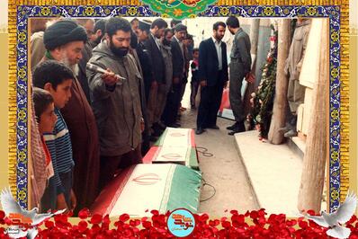 مراسم تشییع پیکر شهید جمشید صفری