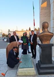 ادای احترام نمایندگان مجلس به مقام شامخ شهدا- نهم آبان ۱۴۰۴ گلزار شهدای فردوس‌رضای دامغان