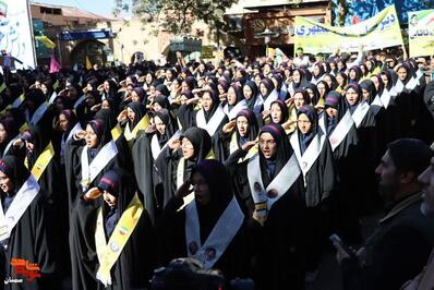 راهپیمایی یوم‌الله ۱۳ آبان در شهرستان شاهرود