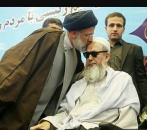 دیدار جانباز هفتاد درصد شهید شیرعلی رحمانی با رئیس جمهور شهید 