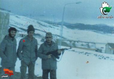 شهید «سیدمعصوم حسینی» نفر وسط