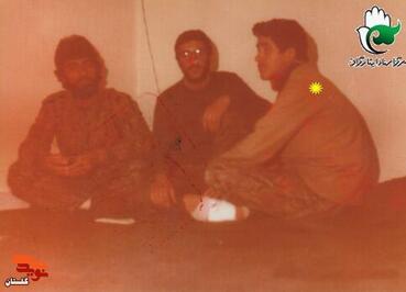 شهید «سیدمعصوم حسینی» نفر اول سمت راست