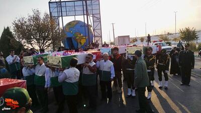 مراسم استقبال از شهدای گمنام- بیست و ششم آبان ۱۴۰۴ یادمان شهدای گمنام کوشک امام رضا(ع)