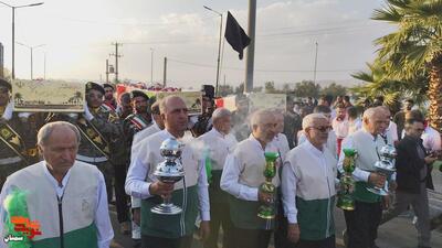 مراسم استقبال از شهدای گمنام- بیست و ششم آبان ۱۴۰۴ یادمان شهدای گمنام کوشک امام رضا(ع)