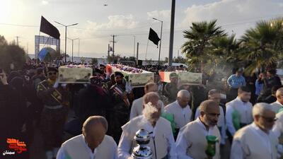 مراسم استقبال از شهدای گمنام- بیست و ششم آبان ۱۴۰۴ یادمان شهدای گمنام کوشک امام رضا(ع)