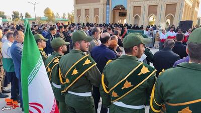 مراسم استقبال از شهدای گمنام- بیست و ششم آبان ۱۴۰۴ یادمان شهدای گمنام کوشک امام رضا(ع)