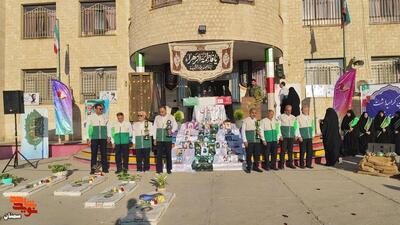 مراسم خوش آمدی قهرمان- بیست و هفتم آبان ۱۴۰۴ دبستان دخترانه شاهد فاطمه‌زهرا(س) شهرستان سمنان