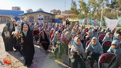 مراسم خوش آمدی قهرمان- بیست و هفتم آبان ۱۴۰۴ دبستان دخترانه شاهد فاطمه‌زهرا(س) شهرستان سمنان