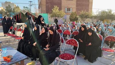 مراسم خوش آمدی قهرمان- بیست و هفتم آبان ۱۴۰۴ دبستان دخترانه شاهد فاطمه‌زهرا(س) شهرستان سمنان