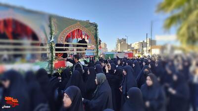 مراسم تشییع پیکر هشت شهید گمنام- سوم آذرماه ۱۴۰۴ میدان کوثر تا معراج شهدای شهرستان سمنان