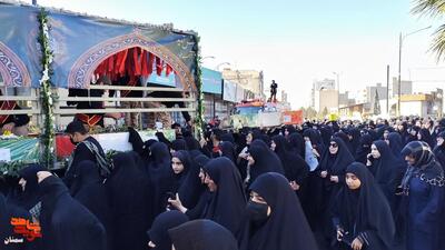 مراسم تشییع پیکر هشت شهید گمنام- سوم آذرماه ۱۴۰۴ میدان کوثر تا معراج شهدای شهرستان سمنان