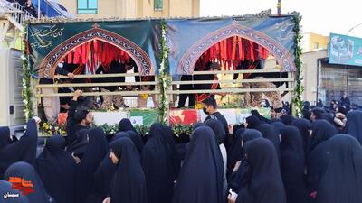 مراسم تشییع پیکر هشت شهید گمنام- سوم آذرماه ۱۴۰۴ میدان کوثر تا معراج شهدای شهرستان سمنان