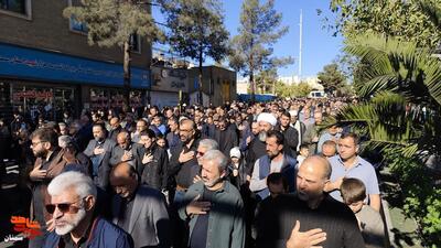 مراسم تشییع پیکر هشت شهید گمنام- سوم آذرماه ۱۴۰۴ میدان کوثر تا معراج شهدای شهرستان سمنان