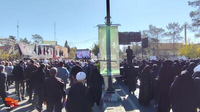 مراسم تشییع پیکر هشت شهید گمنام- سوم آذرماه ۱۴۰۴ میدان کوثر تا معراج شهدای شهرستان سمنان