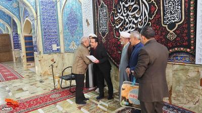 تجدید میثاق جمعی از کارمندان با آرمان‌های شهدا- چهارم آذرماه ۱۴۰۴ گلزار شهدای امامزاده یحیی(ع) شهرستان سمنان