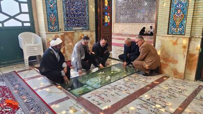 تجدید میثاق جمعی از کارمندان با آرمان‌های شهدا- چهارم آذرماه ۱۴۰۴ گلزار شهدای امامزاده یحیی(ع) شهرستان سمنان