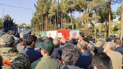 مراسم تشییع و تدفین شهید گمنام- هشتم آذرماه ۱۴۰۴ شرکت آب منطقه‌ای شهرستان سمنان