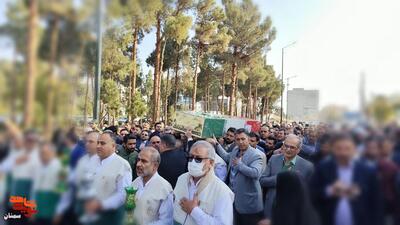 مراسم تشییع و تدفین شهید گمنام- هشتم آذرماه ۱۴۰۴ شرکت آب منطقه‌ای شهرستان سمنان