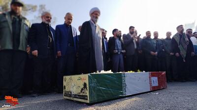 مراسم تشییع و تدفین شهید گمنام- هشتم آذرماه ۱۴۰۴ شرکت آب منطقه‌ای شهرستان سمنان