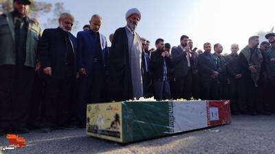 مراسم تشییع و تدفین شهید گمنام- هشتم آذرماه ۱۴۰۴ شرکت آب منطقه‌ای شهرستان سمنان