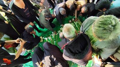 مراسم تشییع و تدفین شهید گمنام- هشتم آذرماه ۱۴۰۴ شرکت آب منطقه‌ای شهرستان سمنان