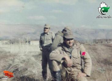 شهید «محمدابراهیم نیشابوری» نفر اول سمت راست