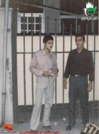 شهید «محمدابراهیم نیشابوری» نفر اول سمت راست