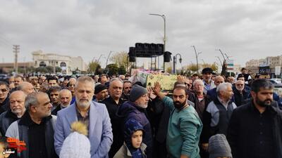 مراسم تشییع و تدفین پیکر شهید گمنام- دوازدهم آذرماه ۱۴۰۴ محله جانبازان شهرستان سمنان