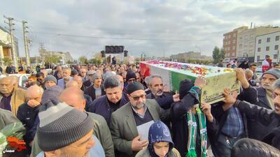 مراسم تشییع و تدفین پیکر شهید گمنام- دوازدهم آذرماه ۱۴۰۴ محله جانبازان شهرستان سمنان