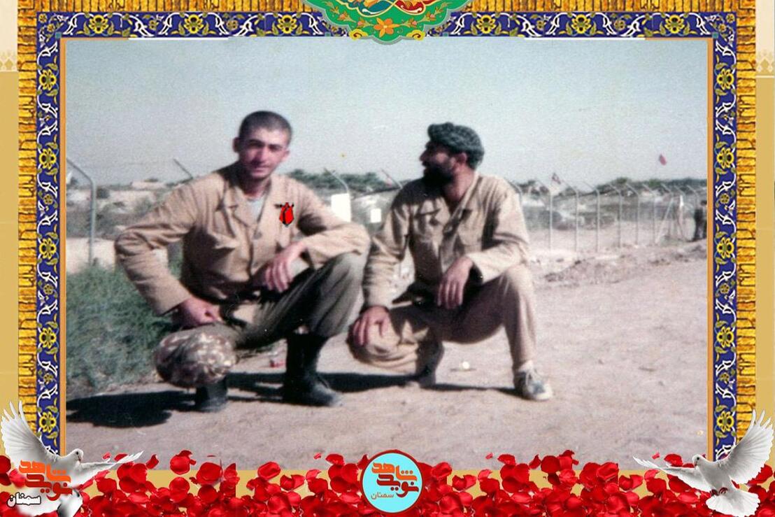 نفر سمت چپ شهید مرتضی مربی