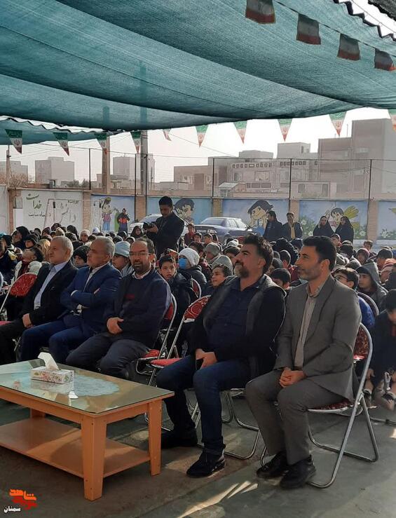 آیین زنگ مقاومت- چهاردهم دی‌ماه ۱۴۰۴ دبستان پسرانه شاهد شهرستان سمنان