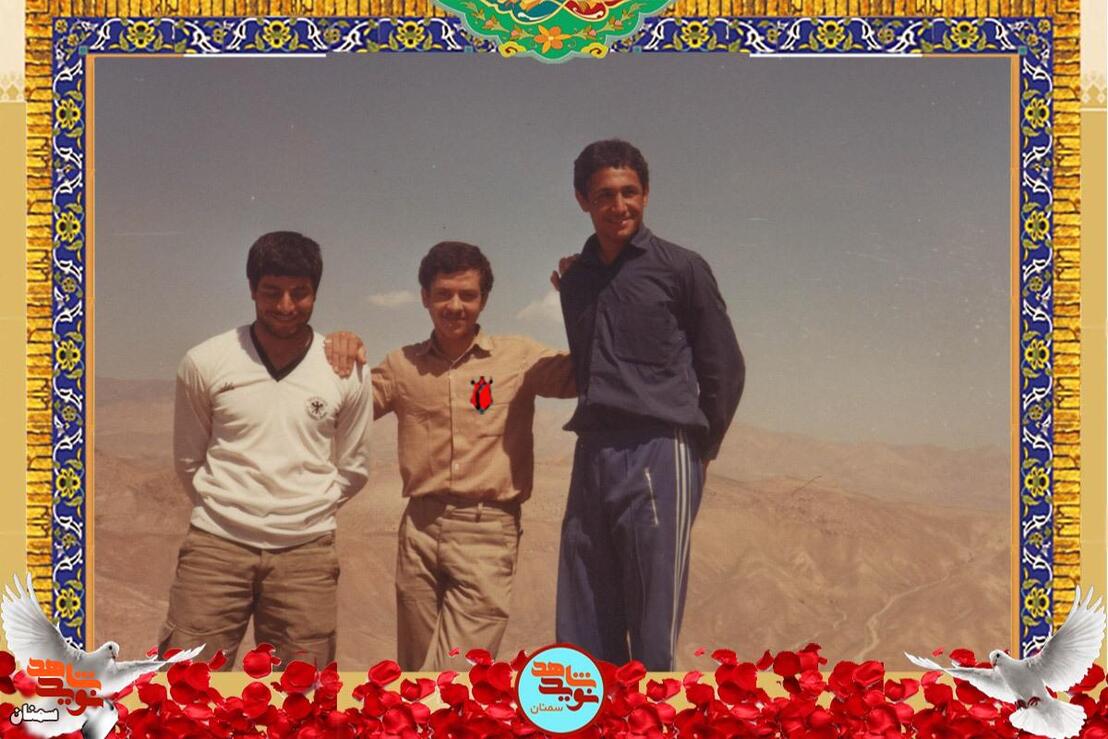 نفر وسط شهید حمیدرضا یدالهی