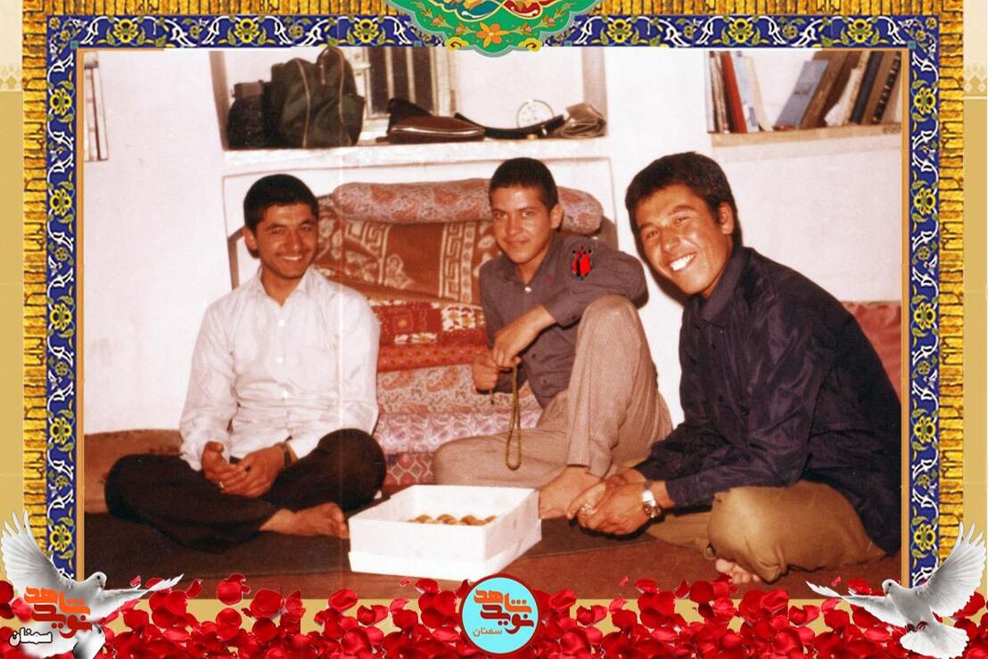 نفر وسط شهید حمیدرضا یدالهی