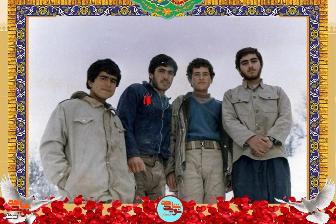 نفر دوم از چپ شهید عباس صادقچه