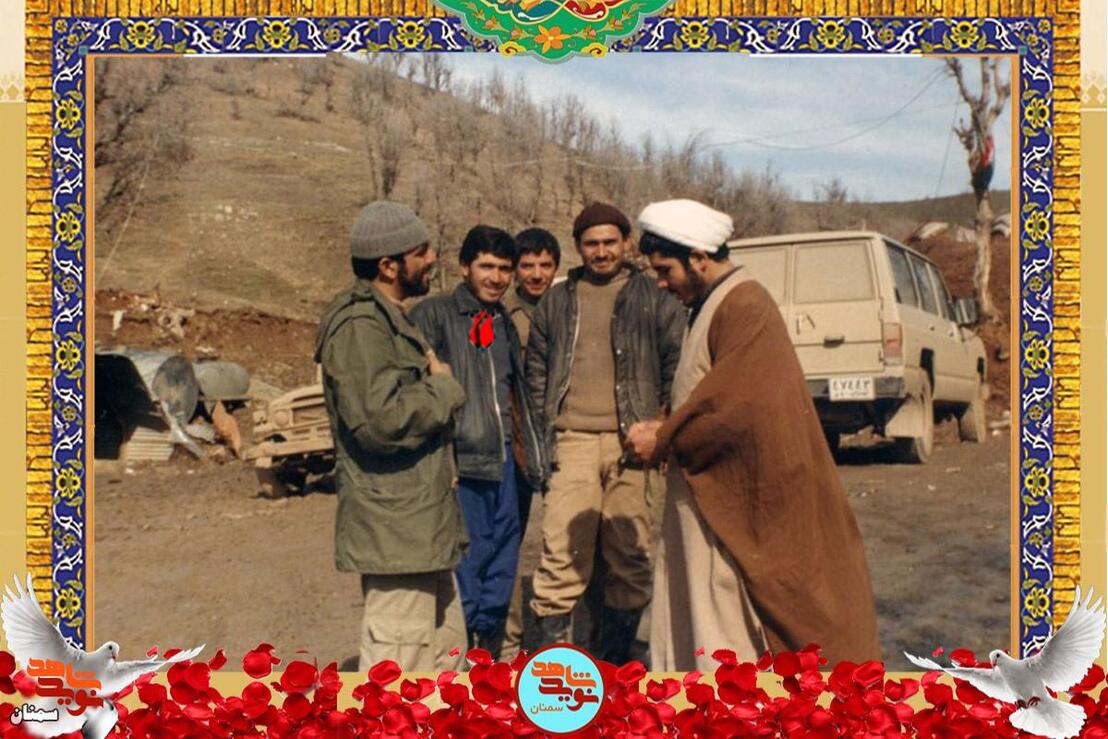 نفر دوم از چپ شهید عباس صادقچه