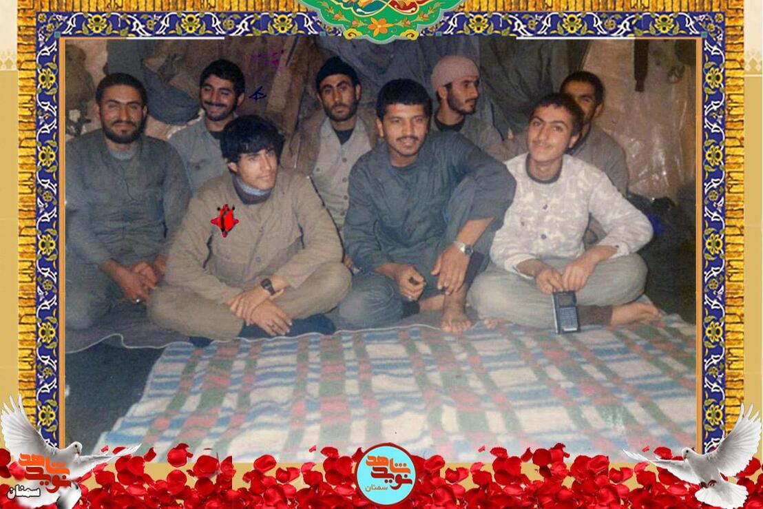 ردیف جلو نفر اول از چپ شهید مهدی اشرف