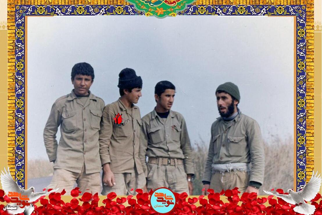 نفر دوم از چپ شهید مهدی اشرف