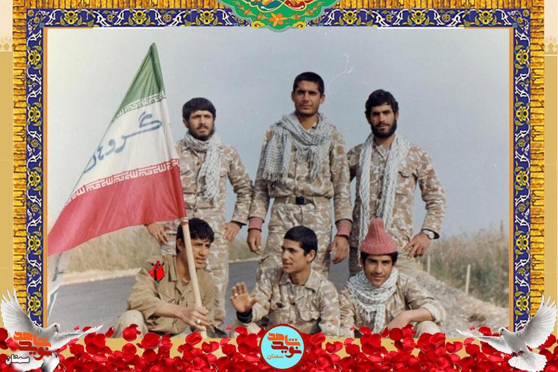 ردیف نشسته نفر اول از چپ شهید مهدی اشرف