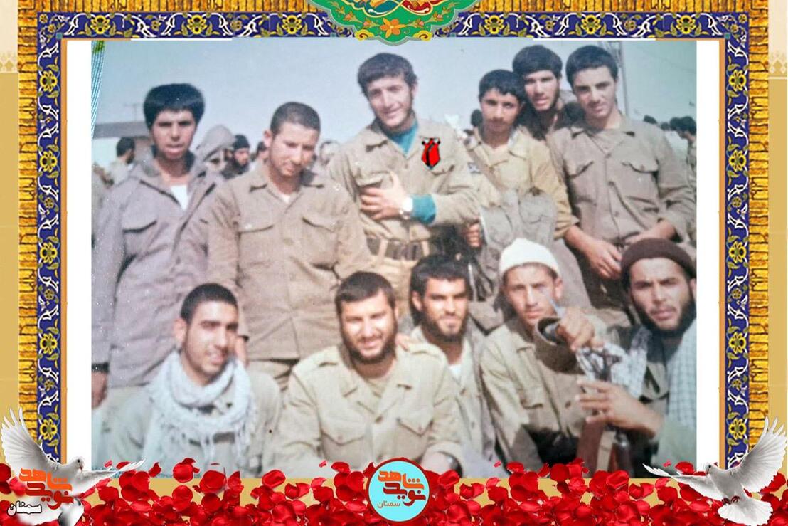 ردیف ایستاده نفر چهارم از راست جانباز ۷۰ درصد مرتضی سعدالدین